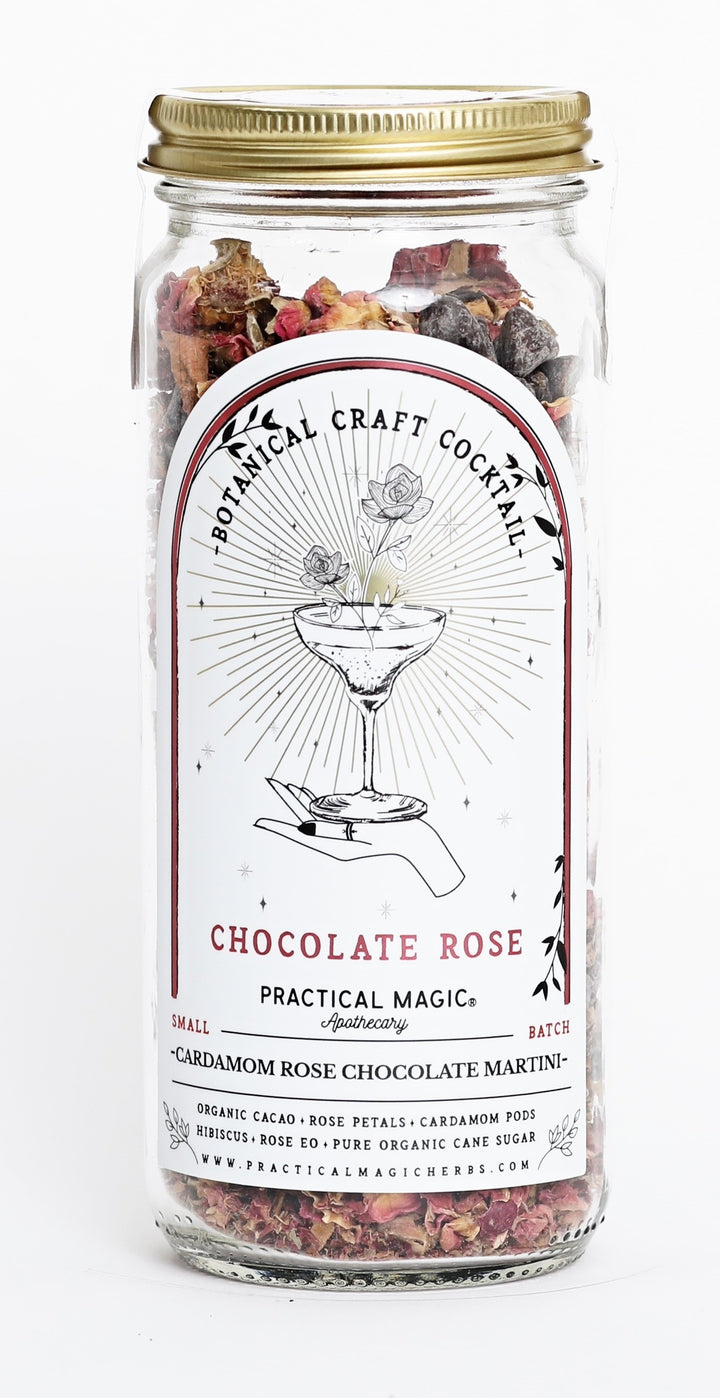 Cardamom Chocolate Rose Martini Craft Cocktail or Mocktail Kit