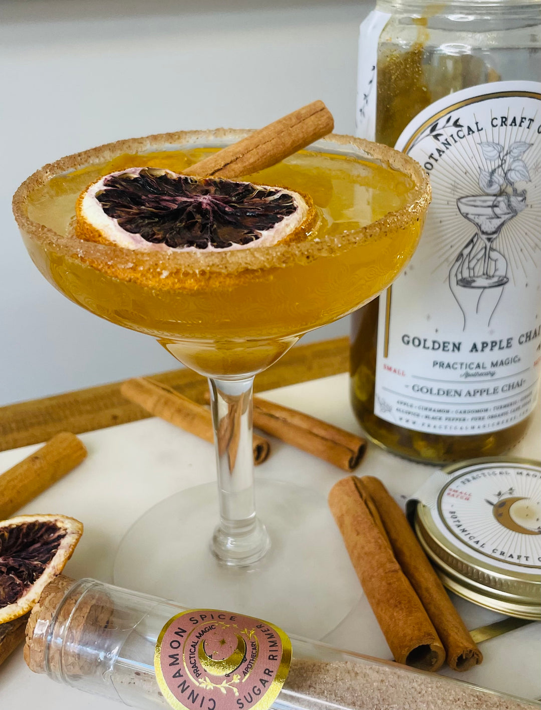 Golden Apple Chai Craft Cocktail or Mocktail Kit