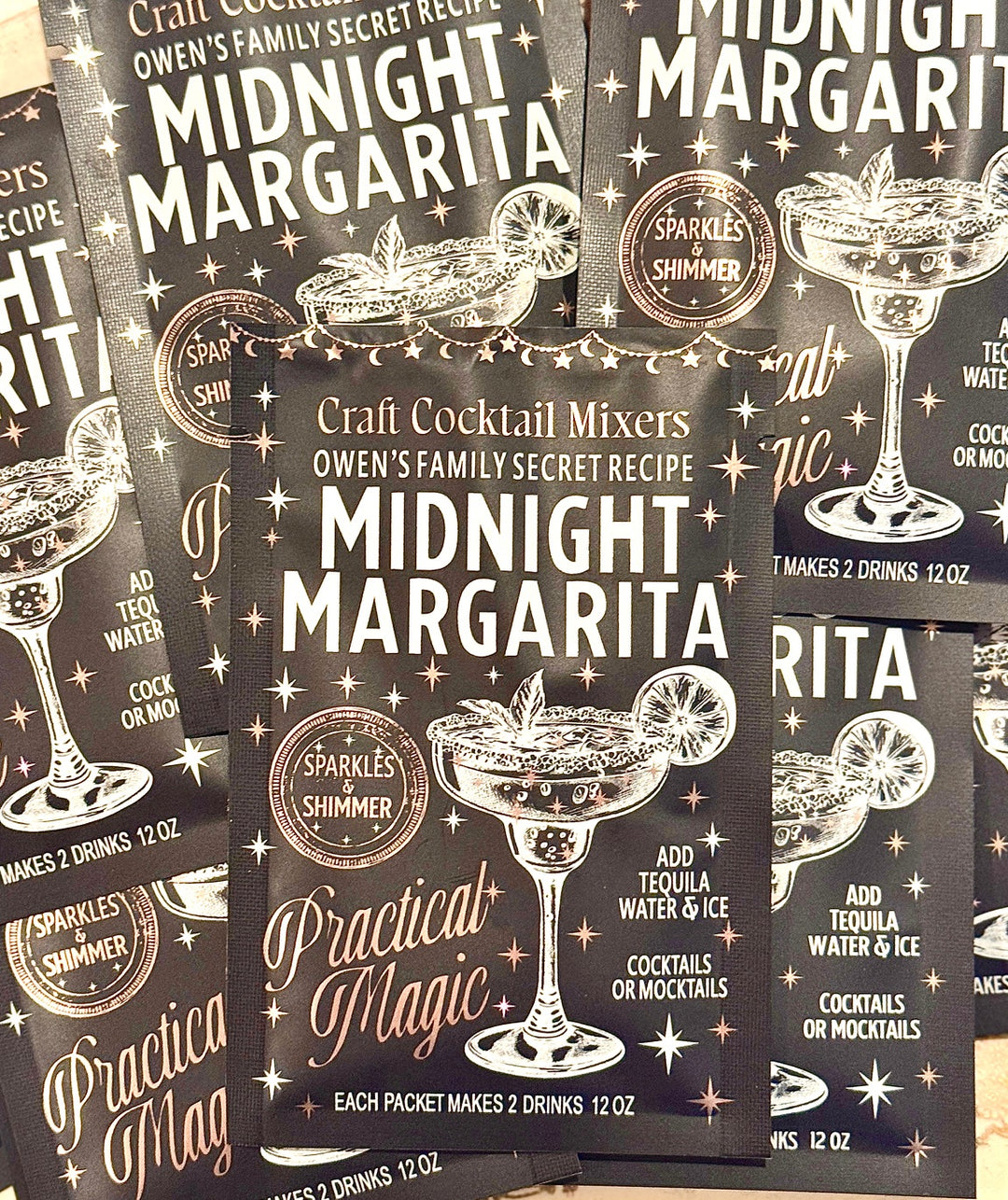 Shimmery Midnight Margarita Multi Pack Instant Cocktails or Mocktails
