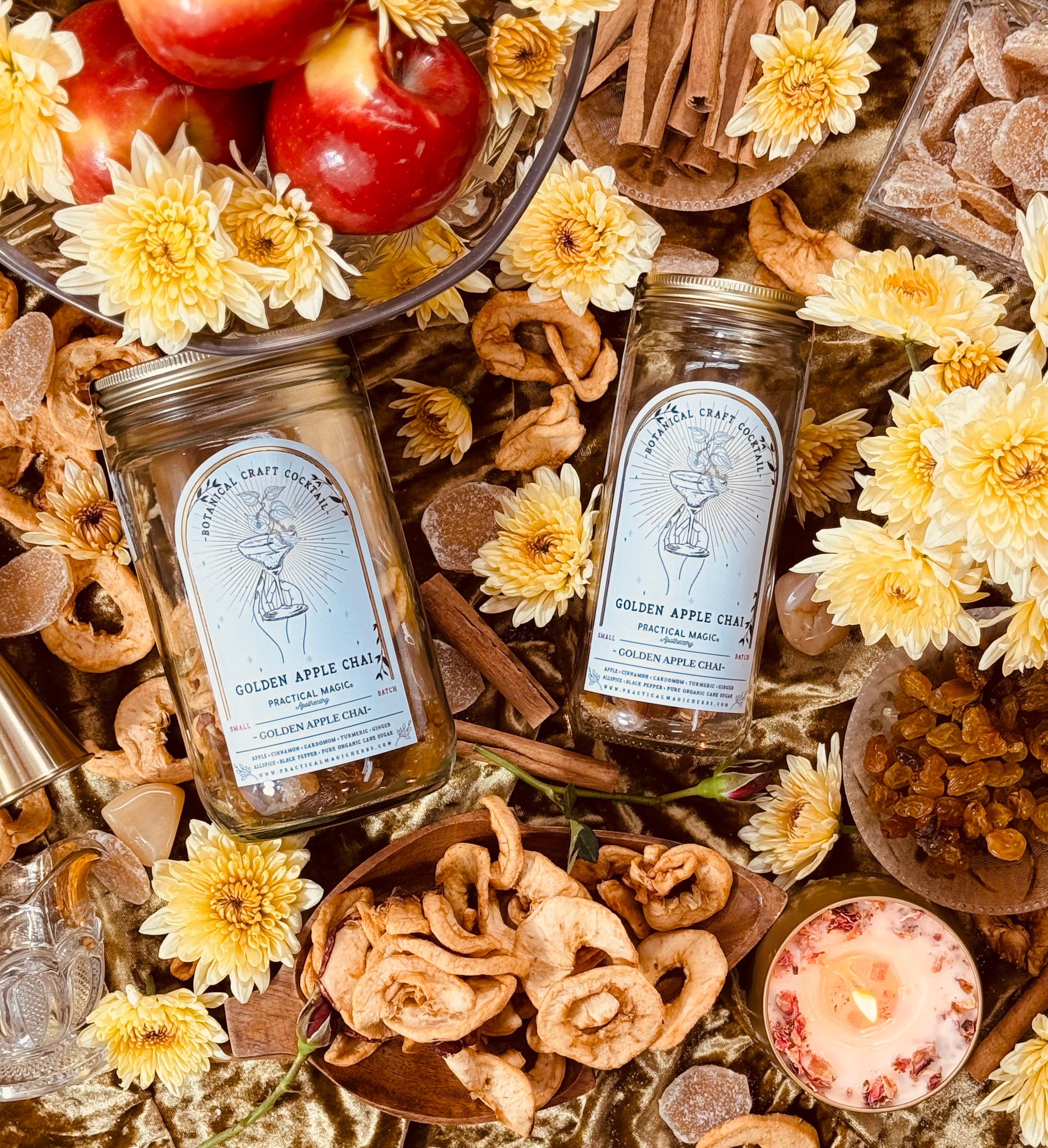 Golden Apple Chai Craft Cocktail or Mocktail Kit – PracticalMagic